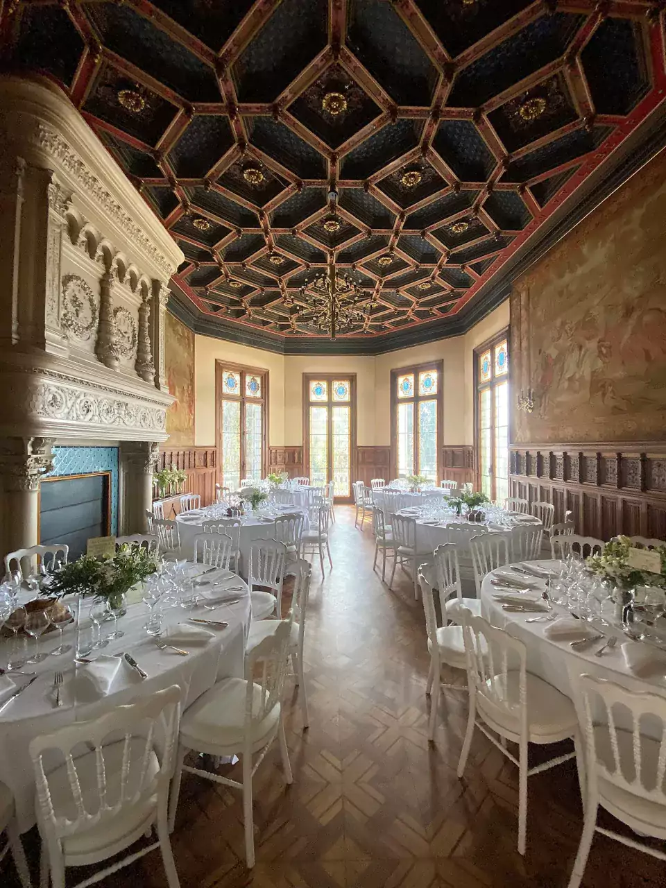salle de réception de mariage au château Promicea